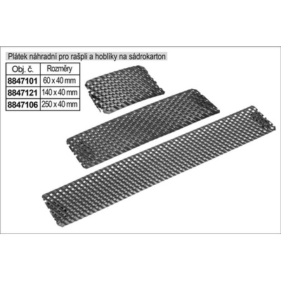 EXTOL PREMIUM plátek náhradní, 140x40mm, pro 8847120