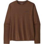 Patagonia Мъжка спортна тениска Patagonia L/S Cap Cool Daily Shirt Boardshort Logo Sport shirt - Berm Brown / Light Berm Brown X-Dye - размер XL (216-8004-0315)