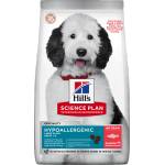 Hill's Хипоалергенна суха храна за кучета от едри породи без зърно Hill's Science Plan Hypoallergenic Large Breed Adult, със сьомга - 12 кг