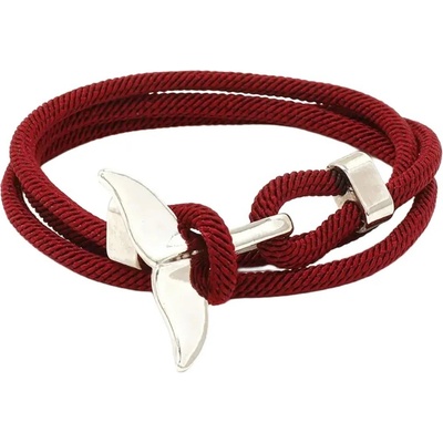 Gaira náramek stříbrná ploutev 3223 vínová