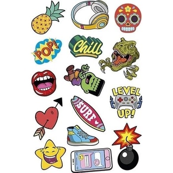 Jovi TT02 Детски татуировки Surf 15 бр (TT02)