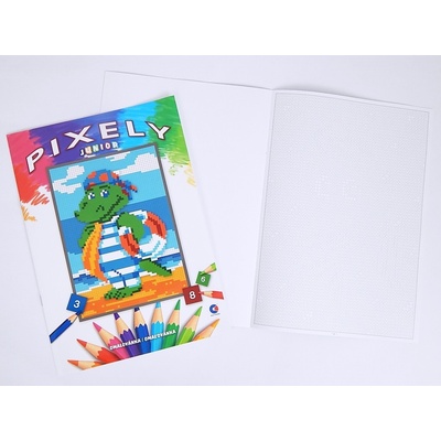 Omalovánky A4 Pixely junior BO747