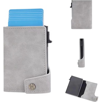 HARAHU Wallet no-36217 - Сив kp36217 (no-36217)