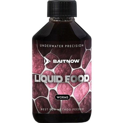 Baitnow LIQUID METHOD FEEDER - LIQUID FOOD ČERVI 250ml - balení 1 ks