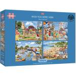 Gibsons - Puzzle 4x500 Wish You Were Here - 500 piese