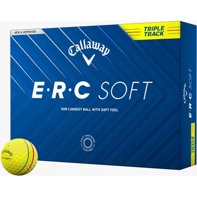 Callaway ERC Soft Triple Track žluté 12 ks