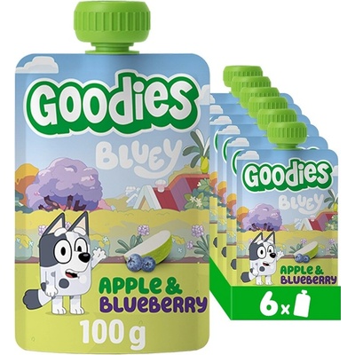 GOODIES Kapsička bluey jablko čučoriedka 100 g