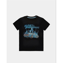 Difuzed Universal Fast & Furious Blue Flames Men's Short Sleeved Tshirt