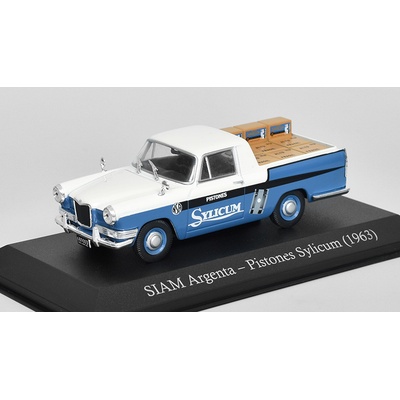 SALVAT Siam Argenta Pistones Sylicum 1963 časopis s modelem 1:43