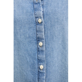 Calvin Klein риза дамска от деним (LV047F784G)