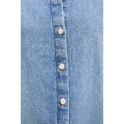Calvin Klein риза дамска от деним (LV047F784G)