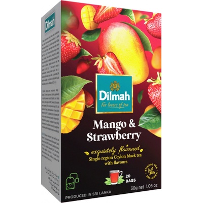 Dilmah černý čaj Mango Jahoda 20 ks 30 g
