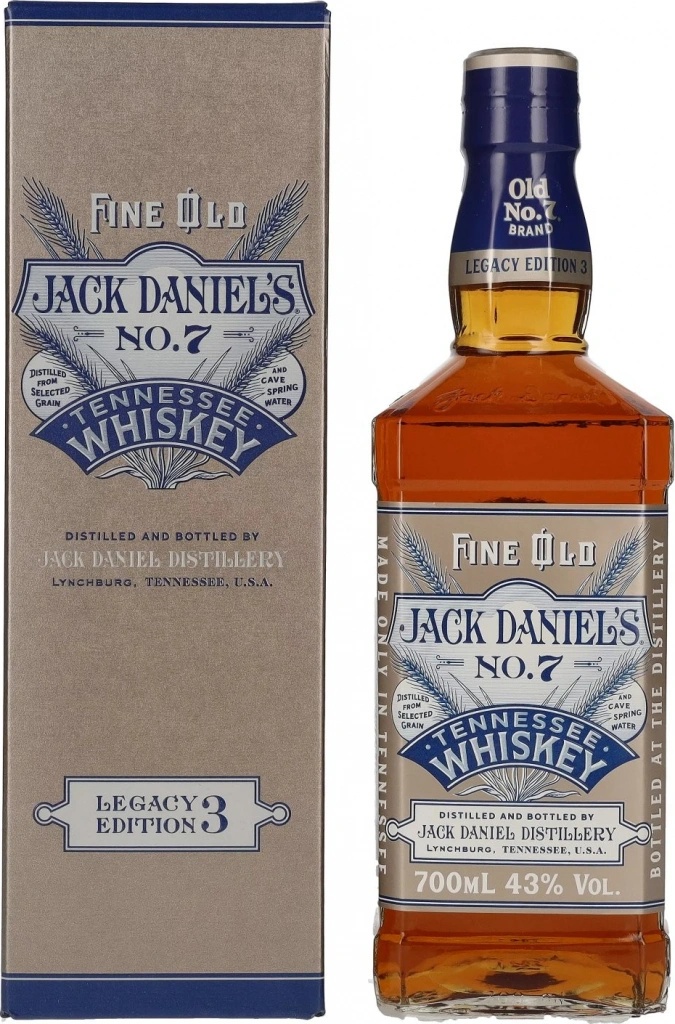 Jack Daniel's Old No.7 Legacy Edition 3 43% 0,7 l (kartón) od 29,8