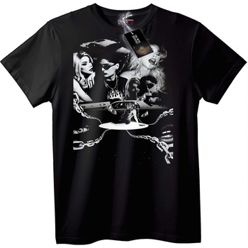 NOONEBRAND Тениска Музикален Колаж - 7XL, White