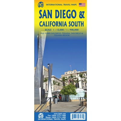 plán San Diego 1:15 t. + California South 1:900 tis., ITM