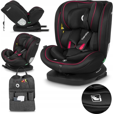 Lionelo s ISOFIXOM BASTIAAN I-size 2023 black red