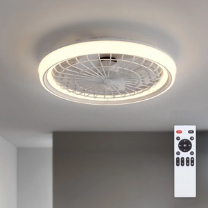 Brilagi - LED димируем таванен вентилатор LED/40W/230V Ø 48 см бял + дистанционно управление (BG4016)
