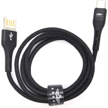 Base BRAVE двоен USB към Lightning кабел 734248 (263068_Черно)