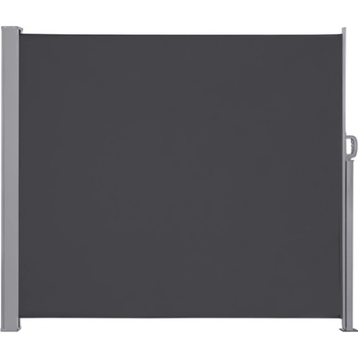 KIK KX3219 Sťahovacia bočná markíza 180 x 400 cm sivá
