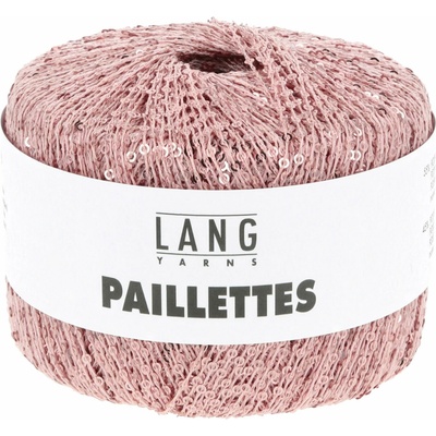 LANG YARNS Paillettes efektní příze s flitry, 25 g, růžová