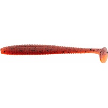 Lucky John S-Shad Tail 3,8" Red Fire Tiger 5ks