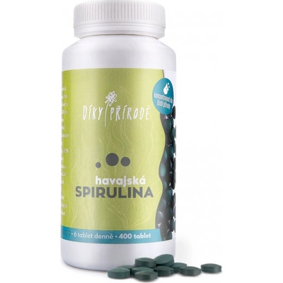 Díky přírodě Havajská spirulina 400 tablet