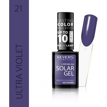 Revers Solar gél lak na nechty 21 Ultra Violet 12 ml