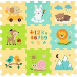 PETITEMARS PETITE&MARS Подова сгъваема пъзел Nexli 6 бр. , Forest Friends (960131)