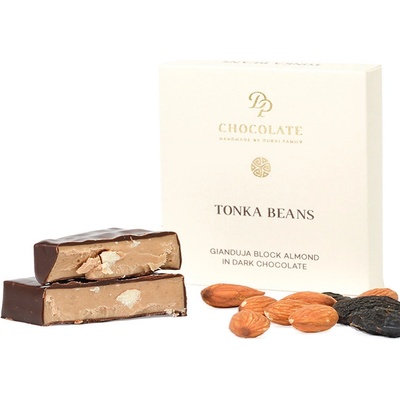DP chocolate Gianduja Block Almond Tonka Beans 30 g