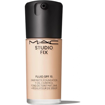 MAC Cosmetics Studio Fix Fluid SPF15 24HR Matte Foundation + Oil Control zmatňujúci make-up SPF15 NC5 30 ml