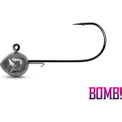 DELPHIN Jigová hlava s držákem Bomb! vel.8 25g 5 ks