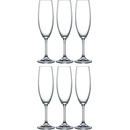 Crystalex Sklenice na sekt LARA 6 x 220 ml