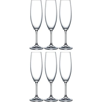 Crystalex Sklenice na sekt LARA 6 x 220 ml
