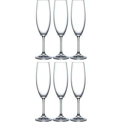 Crystalex Sklenice na sekt LARA 6 x 220 ml