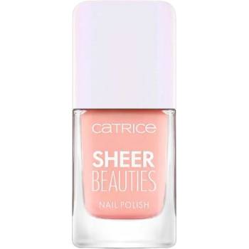 Catrice Sheer Beauties Nail Polish лак за нокти с полупрозрачен ефект 10.5 ml нюанс 050 Peach For The Stars