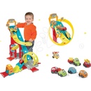 Smoby Set elektronická autodráha pro děti Mega Jump Vroom Planet skákající a souprava 8 autíček