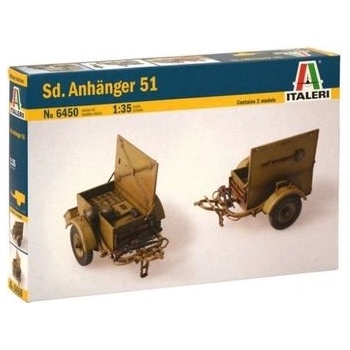 Italeri Italeri: Sd. Anhanger 51 Gunship модел на ремарке, 1: 35