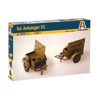 Italeri Italeri: Sd. Anhanger 51 Gunship модел на ремарке, 1: 35