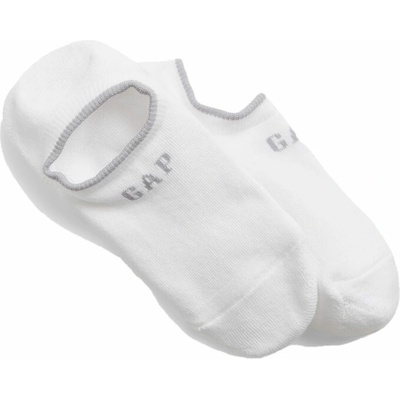 GAP dámske ponožky ATHLETIC ANKLE 2PK biela sivá