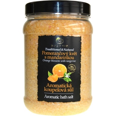 Vivaco Body Tip Pomerančový květ s mandarinkou sůl do koupele 1500 g
