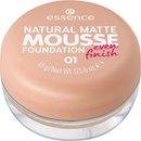 Essence NATURAL MATTE MOUSSE penový make-up 01 16 g