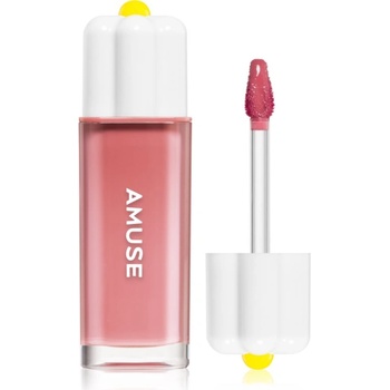 AMUSE Dew Tint дълготраен гланц за устни с хидратиращ ефект цвят 10 Peach Bunny 4 гр