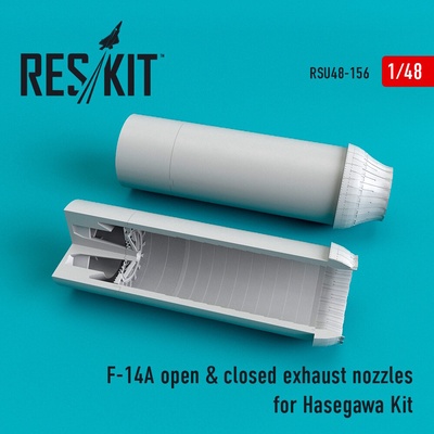 Hasegawa Reskit F-14ATomcat open & closed exhaust nozzles for kit 1:48