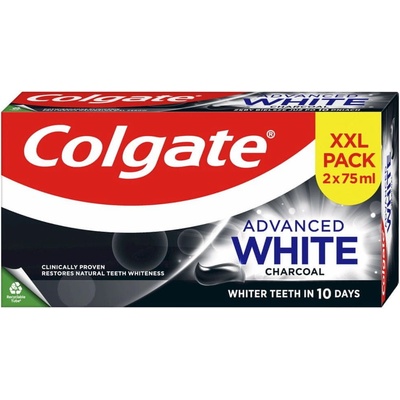 Colgate Advanced White Charcoal 2 x 75 ml