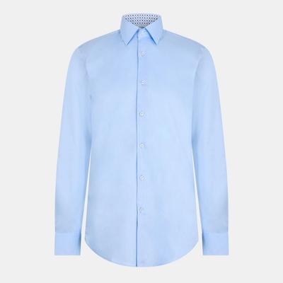 HUGO BOSS Риза с дълъг ръкав Boss Men's H Hank Kent Long Sleeve Oxford Shirt - Blue