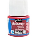 Farba na textil Pebeo Setacolor Suede Effect 45 ml Red