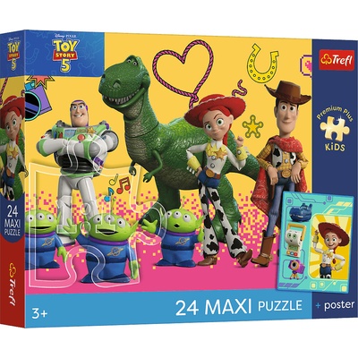 Trefl Toy Story Hračky a priatelia Maxi 24 dielov