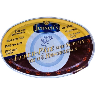 JENSEN´S Leber Pâté vom Schwein mit Hirschfleisch 80 g
