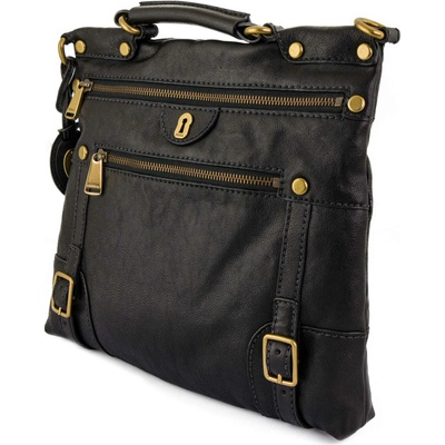 Fossil Wmns Bag Emilia Flat Crossbody Black