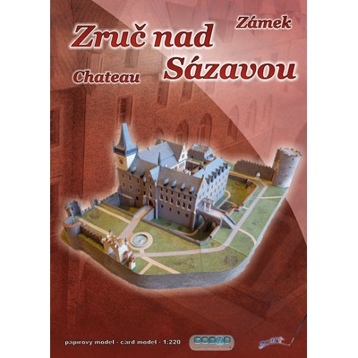 ZArt papírový model zámku Zruč nad Sázavou